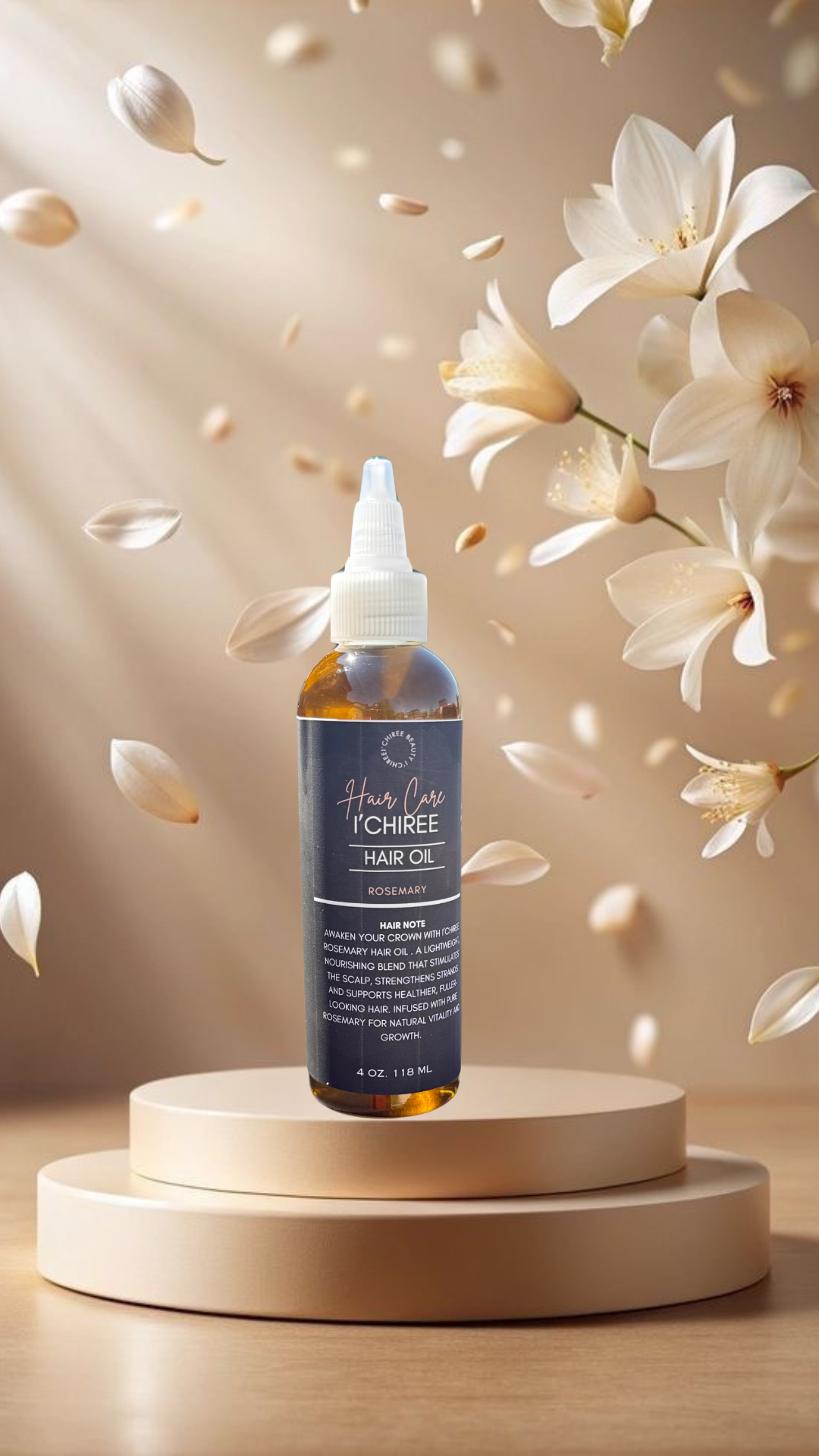 100% Pure Rosemary Hair Oil for Growth and Scalp Health
